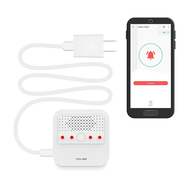 Sirena inteligente EZVIZ T9C de 90 a 105 dB (requiere gateway A3)